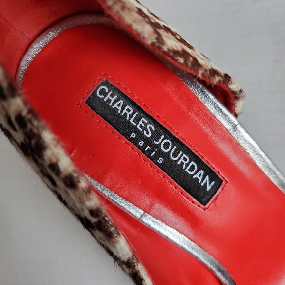 Charles Jourdan Cakdhair Reptile Print d'Orsay Pump 8.5 - Picture 6 of 11